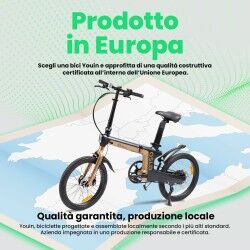 Bicicleta Eléctrica Youin BK1950 OSLO PRO Negro Dorado