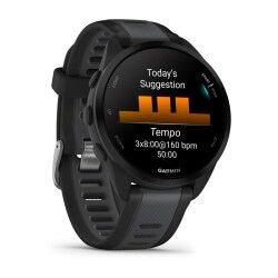 Smartwatch GARMIN Forerunner 165 Music Schwarz Silberfarben 1,2" 43 mm
