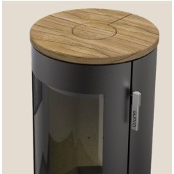 Poêle à bois Chloe sur pied Supra 7.1kW