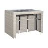 Tavolo con 6 sedie DKD Home Decor 143 x 80 x 100 cm