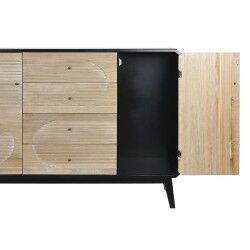 Aparador DKD Home Decor Preto Madeira 120 x 40 x 90 cm