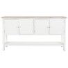 Aparador DKD Home Decor Branco Abeto Madeira MDF 160 x 40 x 86 cm