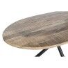Mesa de Comedor DKD Home Decor Natural Negro Metal Madera de mango 200 x 100 x 76 cm