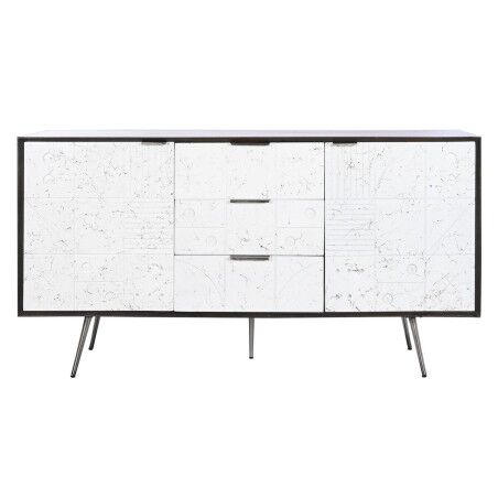 Aparador DKD Home Decor Blanco Marrón oscuro Madera de mango 150 x 43 x 80 cm