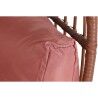 Poltrona de jardim DKD Home Decor 99 x 71 x 147 cm Metal Terracota Rotim sintético Branco