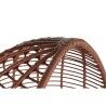 Poltrona de jardim DKD Home Decor 90 x 65 x 151 cm Metal Terracota Rotim sintético