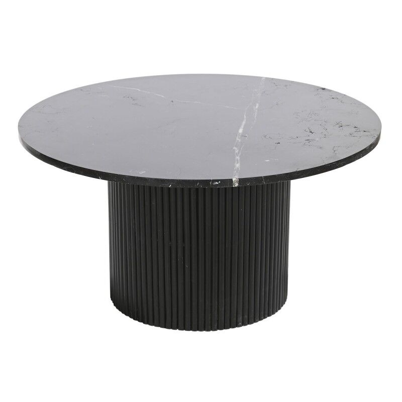 Centre Table DKD Home Decor Wood Marble 80 x 80 x 42 cm Centre Table DKD Home Decor Wood Marble 80 x 80 x 42 cm