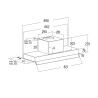 Cappa Classica Cata X90/A Acciaio 90 cm