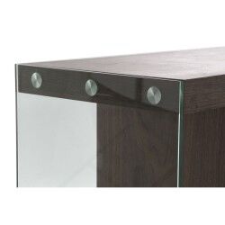 Aparador DKD Home Decor Castanho Transparente Cristal Nogueira Madeira MDF 160 x 45 x 80 cm