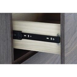 Aparador DKD Home Decor Castanho Transparente Cristal Nogueira Madeira MDF 160 x 45 x 80 cm