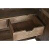 Aparador DKD Home Decor Catanho escuro Cinzento escuro Metal Madeira de mangueira 180 x 40 x 80 cm