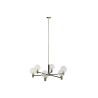 Candeeiro de teto DKD Home Decor 83 x 83 x 128 cm Cristal Preto Dourado Metal 9 W