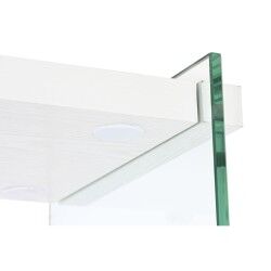 Estantería DKD Home Decor Blanco Transparente Cristal Madera MDF 90 x 35 x 180 cm (1)