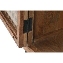 Aparador DKD Home Decor Castanho Preto Cristal Madeira de mangueira 90 x 40 x 90 cm