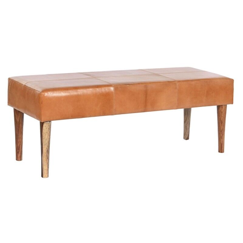 Banquette DKD Home Decor Camel Bois 122 x 41 x 46 cm Banquette DKD Home Decor Camel Bois 122 x 41 x 46 cm