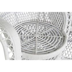 Sillón de jardín DKD Home Decor Blanco 188 x 50 x 140 cm 154 x 70 x 144 cm 15700 x 68 x 145,5 cm