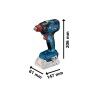 Berbequim Percutor BOSCH GDX/GSB 18 V 1750 rpm 350 Nm