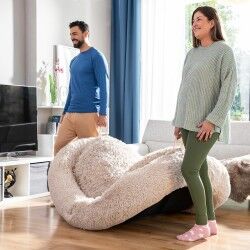 Cama de Cães para Humanos  Human Dog Bed XXL InnovaGoods Beige
