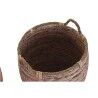 Conjunto de Cestas DKD Home Decor Pêssego Natural (3 Peças)