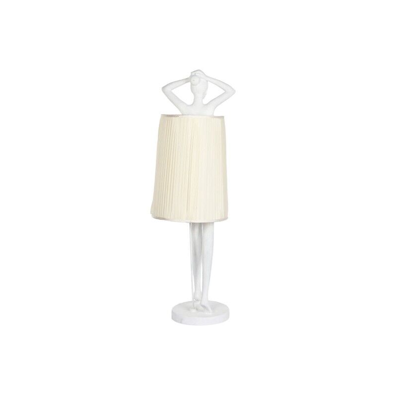 Floor Lamp Home ESPRIT White Resin 50 W 220 V 46 x 41 x 137,5 cm Floor Lamp Home ESPRIT White Resin 50 W 220 V 46 x 41 x 137,5 cm