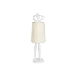 Luminária de chão Home ESPRIT Branco Resina 50 W 220 V 46 x 41 x 137,5 cm