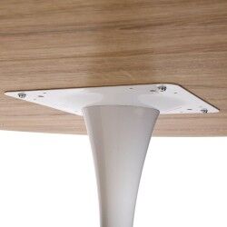 Tavolo da Pranzo Versa Lia Metallo Legno MDF 120 x 73 x 120 cm