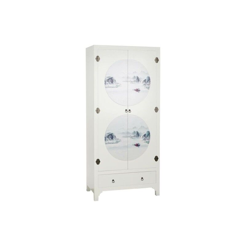 Credenza DKD Home Decor Bianco Abete Legno MDF 85,5 x 50,5 x 186,2 cm