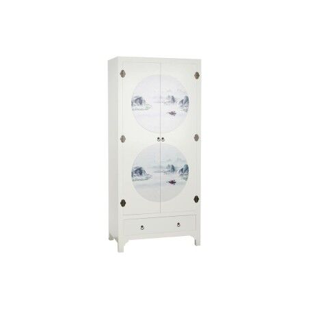 Credenza DKD Home Decor Bianco Abete Legno MDF 85,5 x 50,5 x 186,2 cm