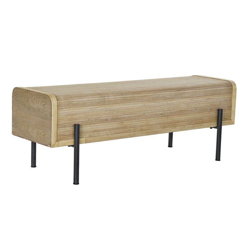 Panca DKD Home Decor Naturale Legno Metallo 120 x 40 x 43 cm Panca DKD Home Decor Naturale Legno Metallo 120 x 40 x 43 cm