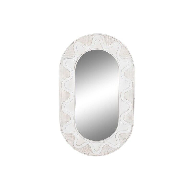Espelho de parede DKD Home Decor Branco Espelho de parede DKD Home Decor Branco