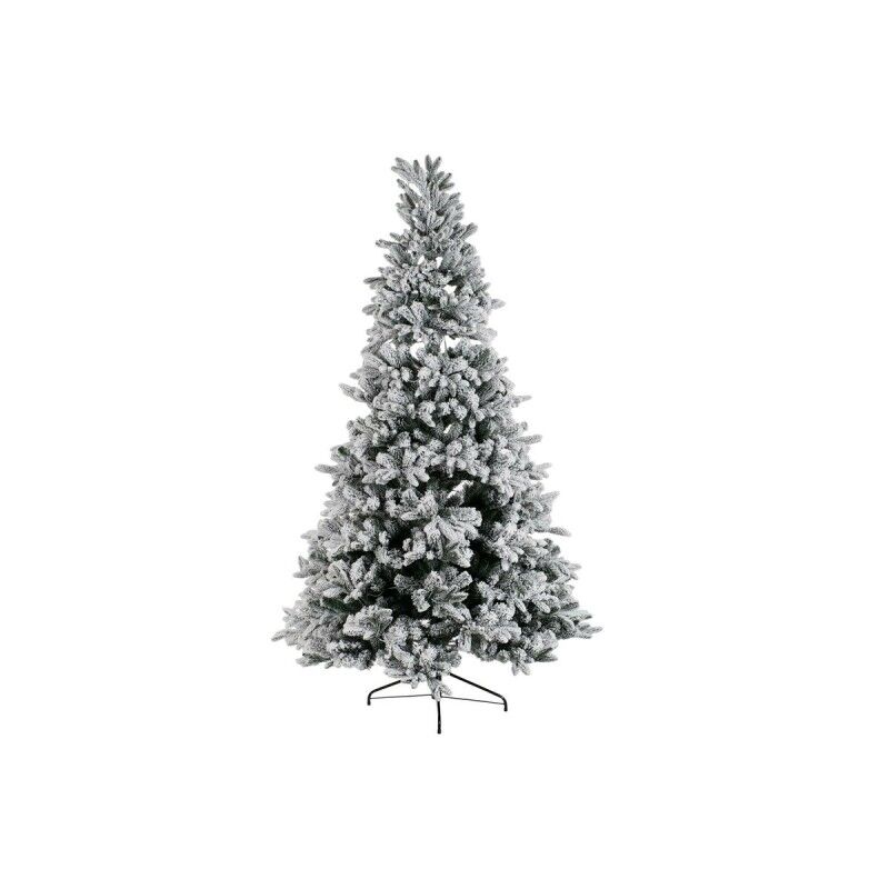 Árbol de Navidad DKD Home Decor Blanco Verde Polietileno Nevado 140 x 140 x 210 cm Árbol de Navidad DKD Home Decor Blanco Verde Polietileno Nevado 140 x 140 x 210 cm