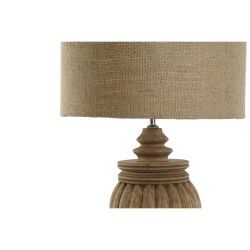 Lâmpada de mesa Home ESPRIT Natural Juta Madeira 50 W 220 V 41 x 41 x 76 cm