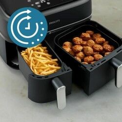 Freidora de Aire Philips NA351/00 Negro Plateado 2750 W 9 L