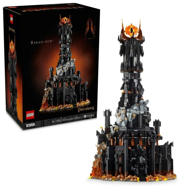 Jogo de Construção Lego ICONS 10333 The Lord of the Rings: Barad-dûr 5471 Peças