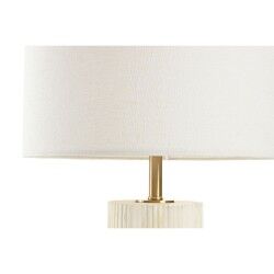 Desk lamp Home ESPRIT White Beige Golden 50 W 220 V
