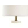 Desk lamp Home ESPRIT White Beige Golden 50 W 220 V