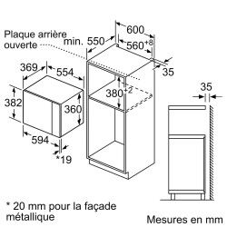 Microonde BOSCH Nero 900 W 25 L