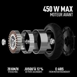 Trotineta Elétrica Segway Preto 450 W 20 km/h