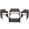 Muebles de Jardín Aktive Negro