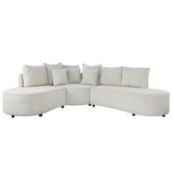 Sofá DKD Home Decor Branco Madeira Moderno 250 x 241 x 66 cm