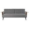 Sofá Cama DKD Home Decor Marrón Gris Metal Urbano 203 x 87 x 81 cm