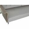 Canapé Convertible DKD Home Decor 203 x 87 x 81 cm Noir Beige Métal Marron