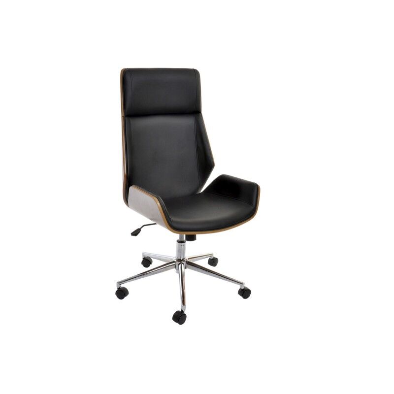 Cadeira de Escritório DKD Home Decor Castanho Preto