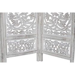 Biombo DKD Home Decor Blanco Madera de mango Madera MDF 150 x 2 x 180 cm