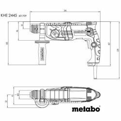 Martelo perfurador Metabo 601709500 800 W