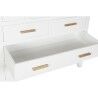 Commode DKD Home Decor Blanc Marron Acacia Bois de manguier Urbaine 110 x 45 x 100 cm