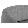 Divano DKD Home Decor Nero Grigio Schiuma Legno Metallo Velluto Scandi 129 x 75 x 73 cm