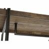 Garde-robe DKD Home Decor Marron Noir Métal Bois de manguier 130 x 47 x 205 cm