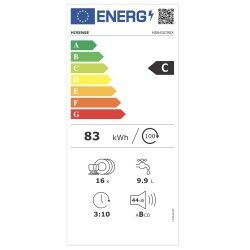 Lavastoviglie Hisense HS643C90X Argento