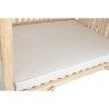 Lettino da giardino DKD Home Decor Bianco Naturale 200 x 180 x 200 cm